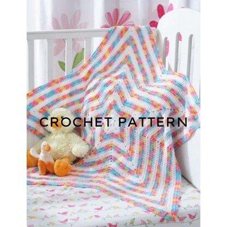 The Sweetest Star Blanket pattern tutorial pdf crochet beginner pusheen DIY image 1