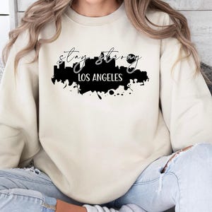 LA Strong T shirt California Strong Sweatshirt Pray for Los Angeles and Support Wildfire Resilience Los Angeles Fire Recovery Crewneck