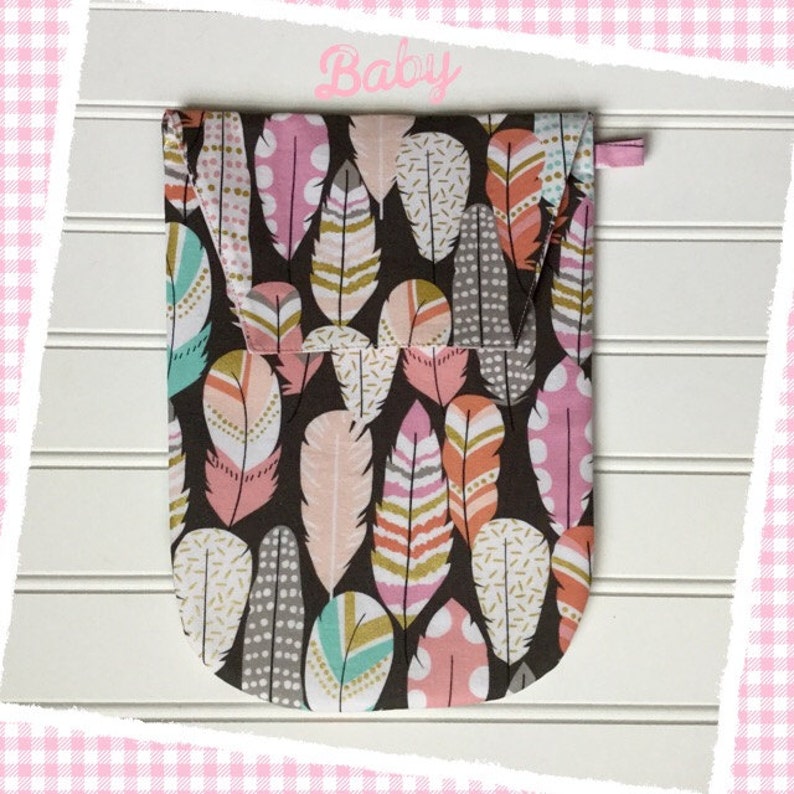 purse organizer Feather diaper and wipe clutch