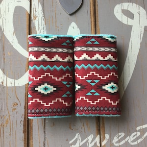 Boho Aztec car seat belt covers