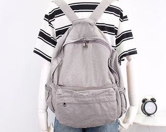 Simple Fashion Casual school backpack Travel bag Canvas backpack School Bags Student Backpack