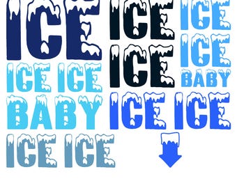 6 pcs. ICE Designs SVG PNG dxf eps pdf instant Download
