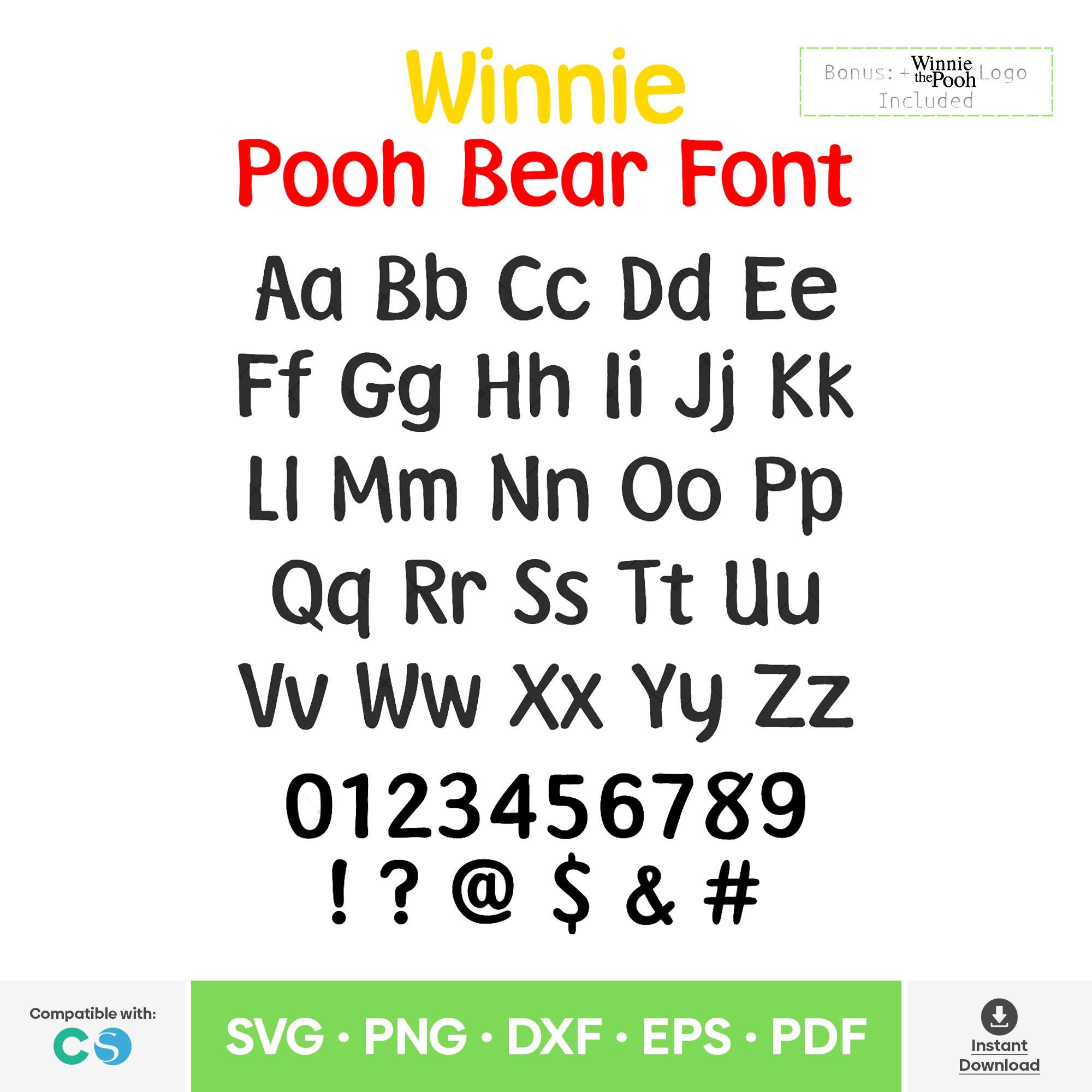 Winnie pooh letters - Etsy 日本