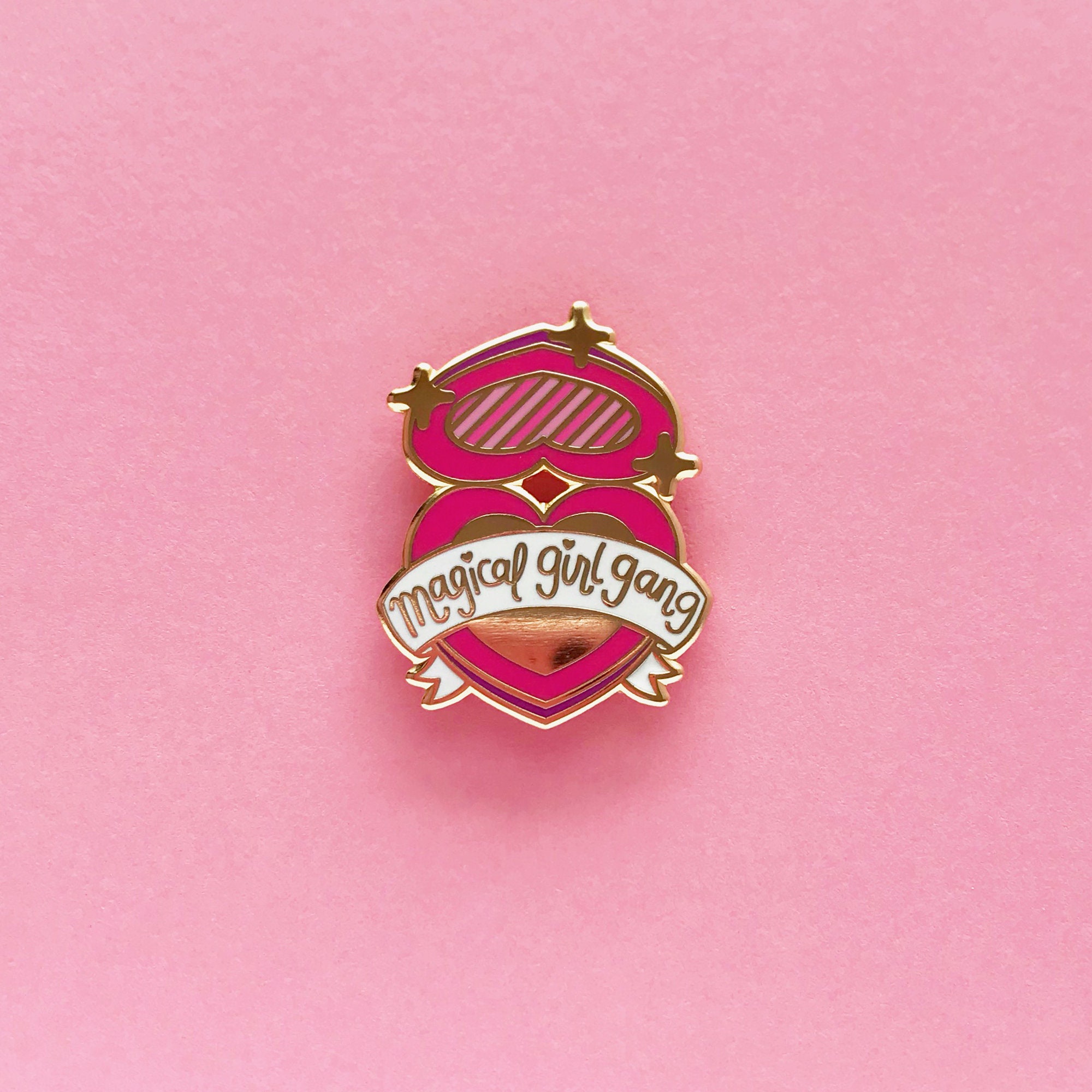 Magical Girl Gang Enamel Lapel Pin Etsy