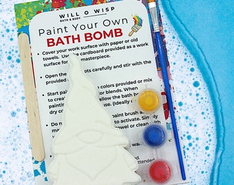 Gnome Paint Your Own Bath Bomb Kit