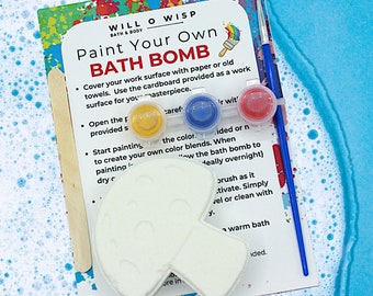 Mushroom Paint Your Own Bath Bomb Kit