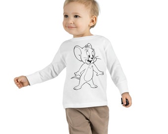 Camiseta de manga larga para niños pequeños