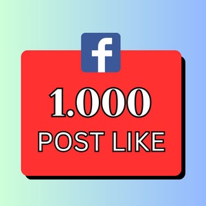 1.000 FACEBOOK POST LIKE - Cheap Facebook Likes / Fb Like