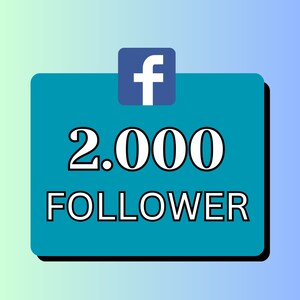 2.000 FACEBOOK PAGE FOLLOWER - Cheap Facebook Followers / Fb Follow
