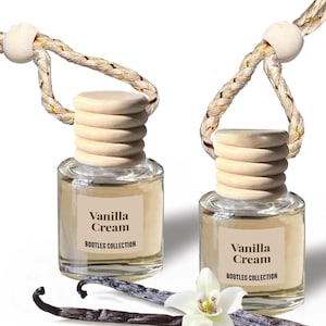 Vanilla Car Air Freshener, Hanging Essential Oil Diffuser