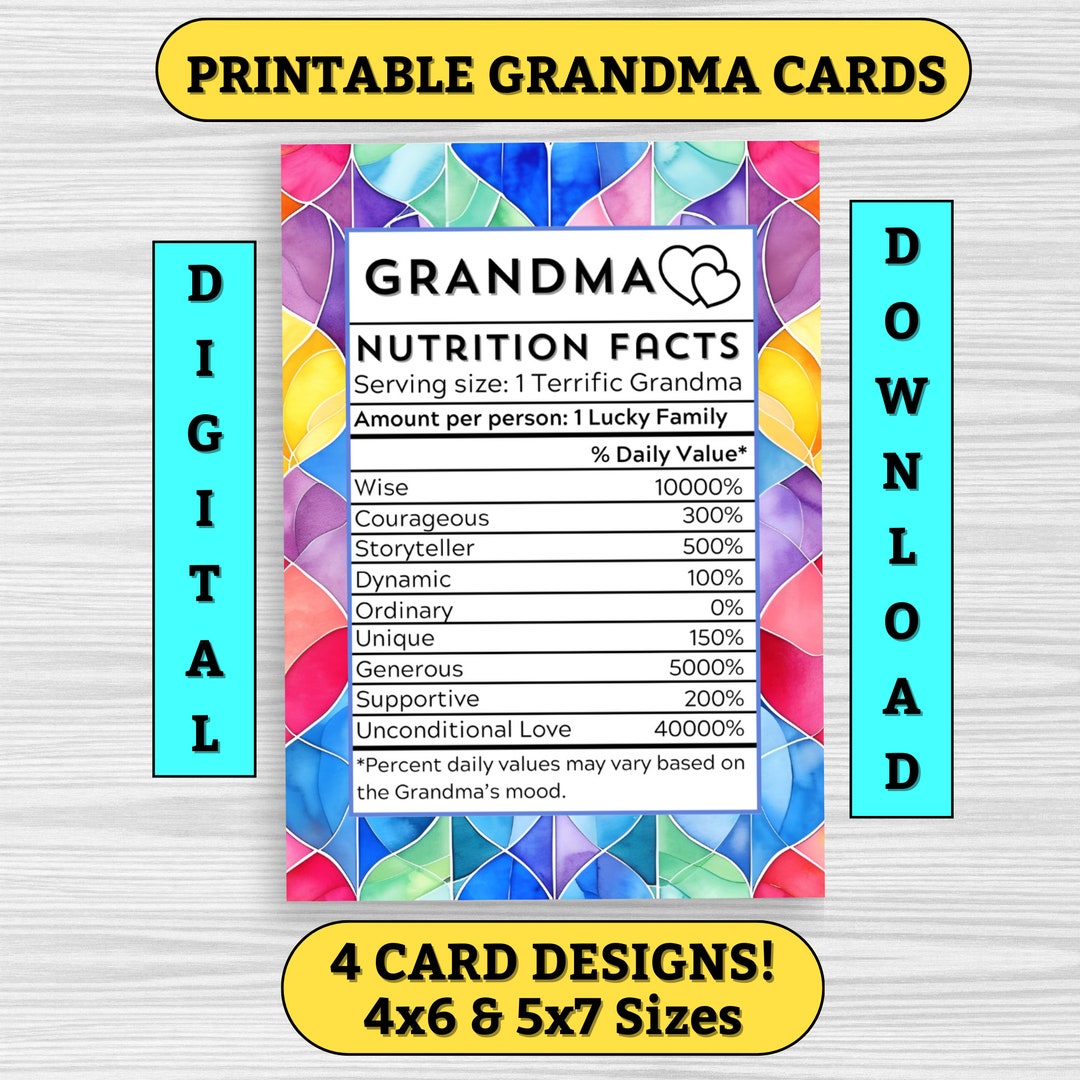 Printable Cards for Grandma Birthday Card for Grandma I Love You Best ...