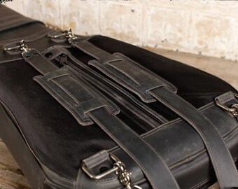 guitar leather case, The Revelator Electric Guitar Case - Aged Steel