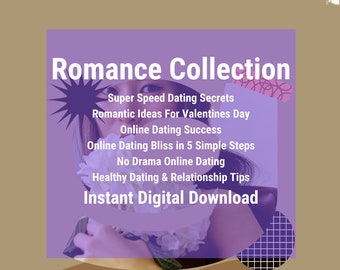 Romantiek eBook-collectie - Datingadvies - Datingdagboek - Huwelijksboek - Direct downloaden - Online daten - Dating-app - Datinggeschenken