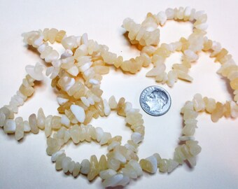 8mm Aragonite Round Beads Strand - Great Yellow Color - Approx. 50 Beads For Jewelry Making (1-1.5mm Hole)