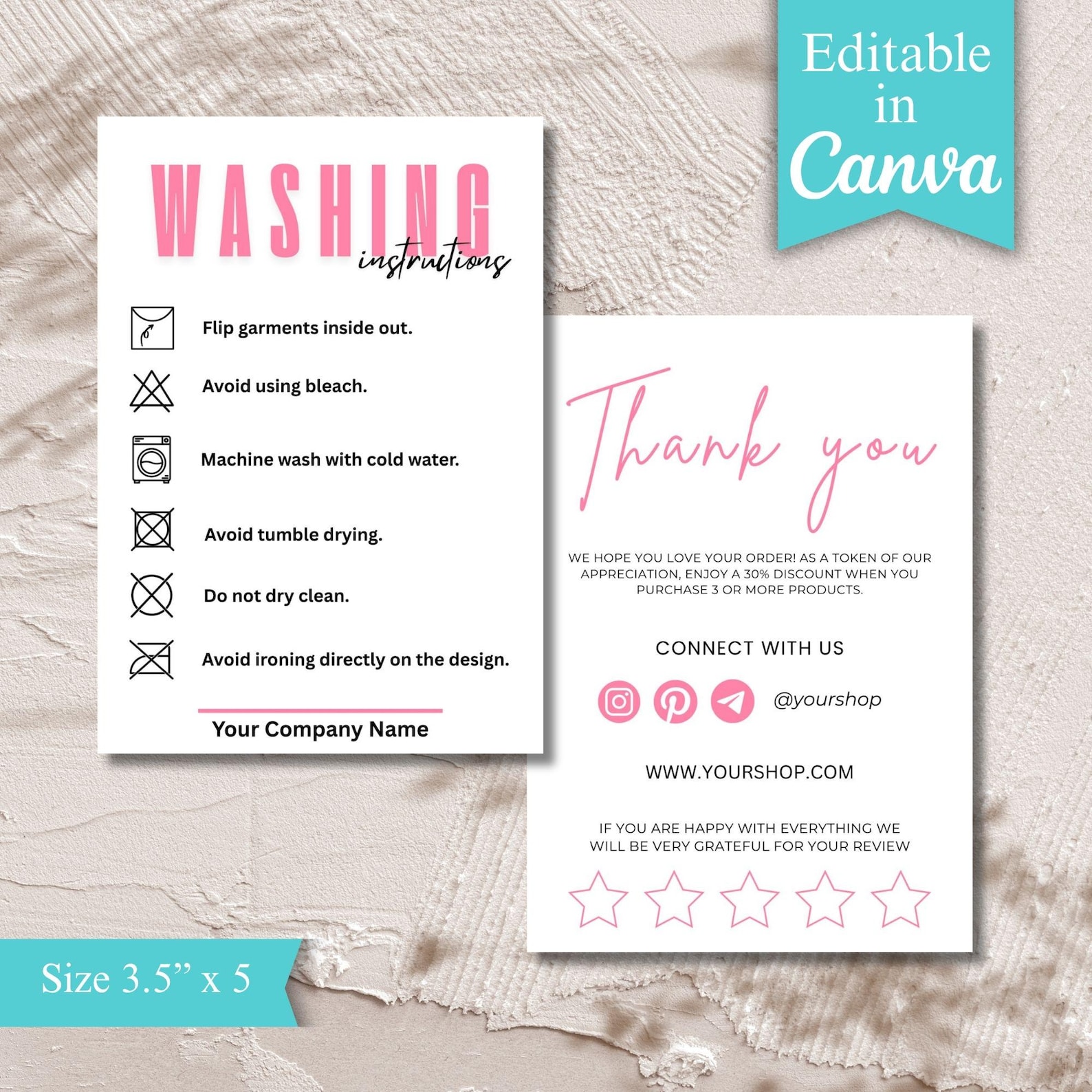 Printable Washing Instructions.pdf Printable Washing Instructions Card | T-shirt Care Card | Clothing Care ...