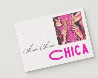 Chin Chin Chica - Cartolina