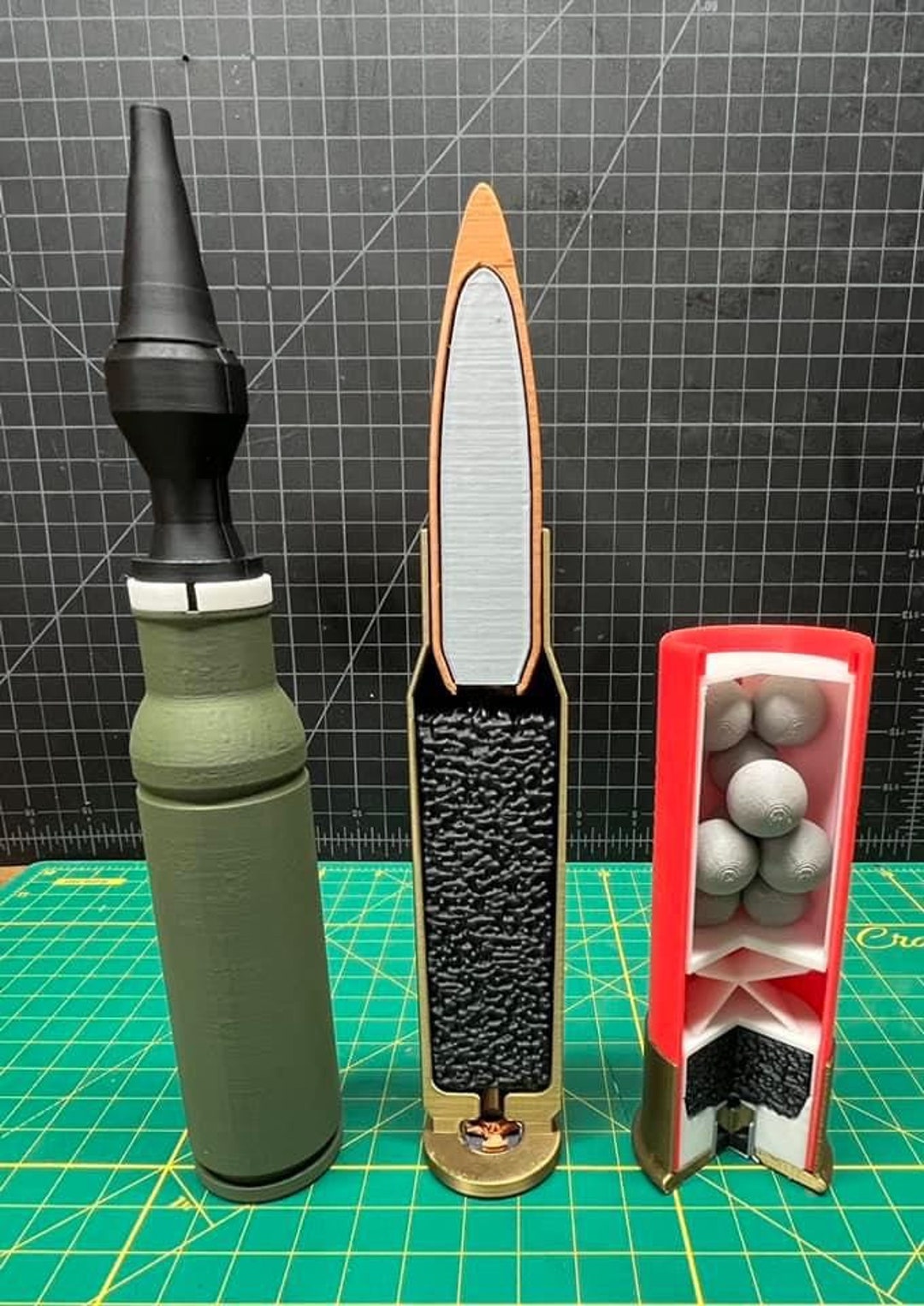 Glow Wad Cartridge Wad 50set　m870 ショットガン 12 Guage/ 70mm Shotgun, 7.62/.308, M919 APFSDS 25mm Model