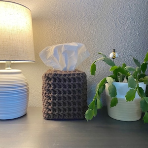 Digial Download - Crochet Tissue Box Cover Pattern