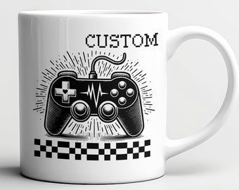 Custom Gaming Mug, Custom Name Gaming Mug, Personalize Gaming Mug, Gaming Cup, Custom Mug.