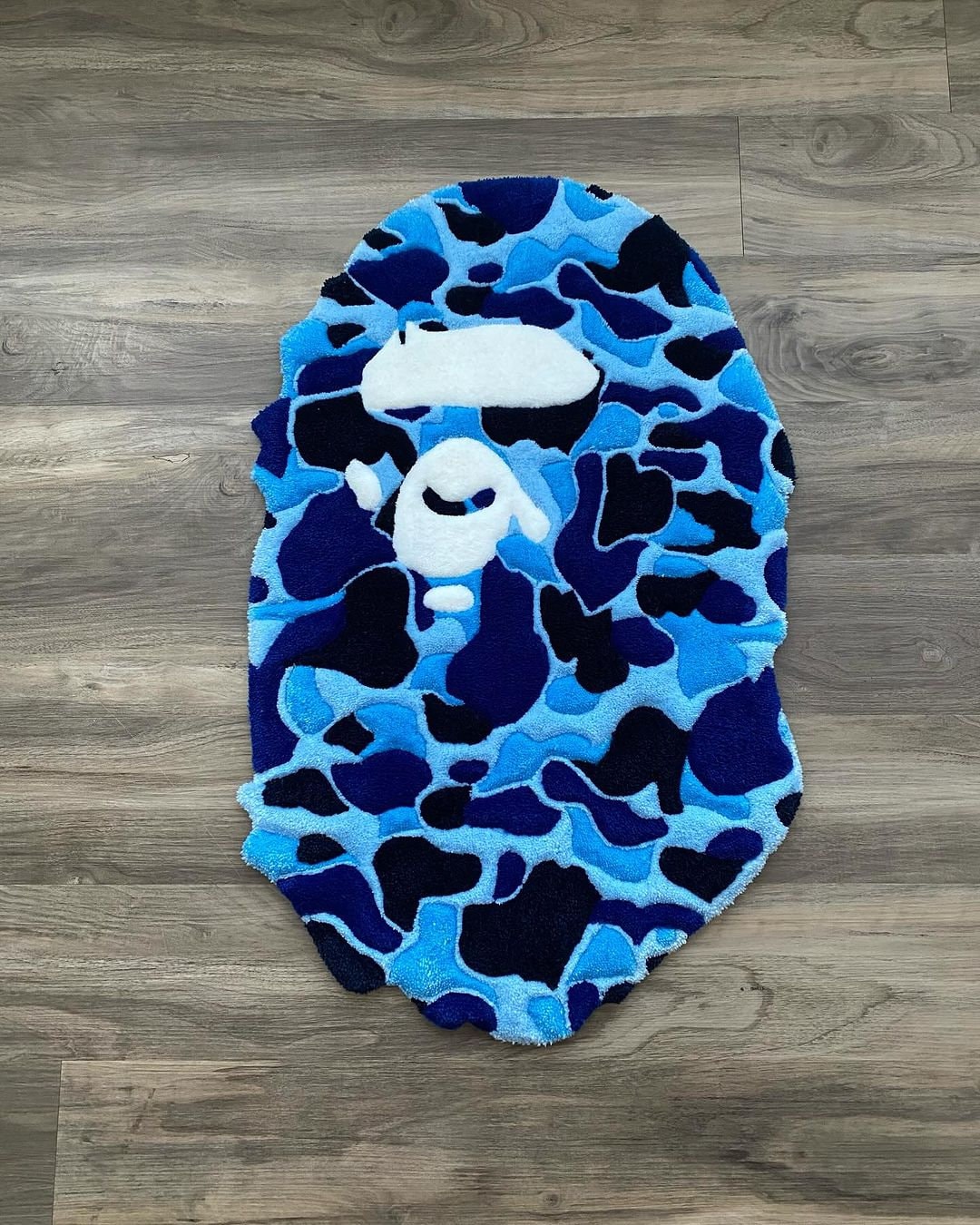 Blue bape logo hot sale