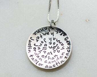 Collar personalizado para mamá o abuela - Espiral de Amor