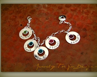 Pulsera personalizada de la abuela o la mamá 2