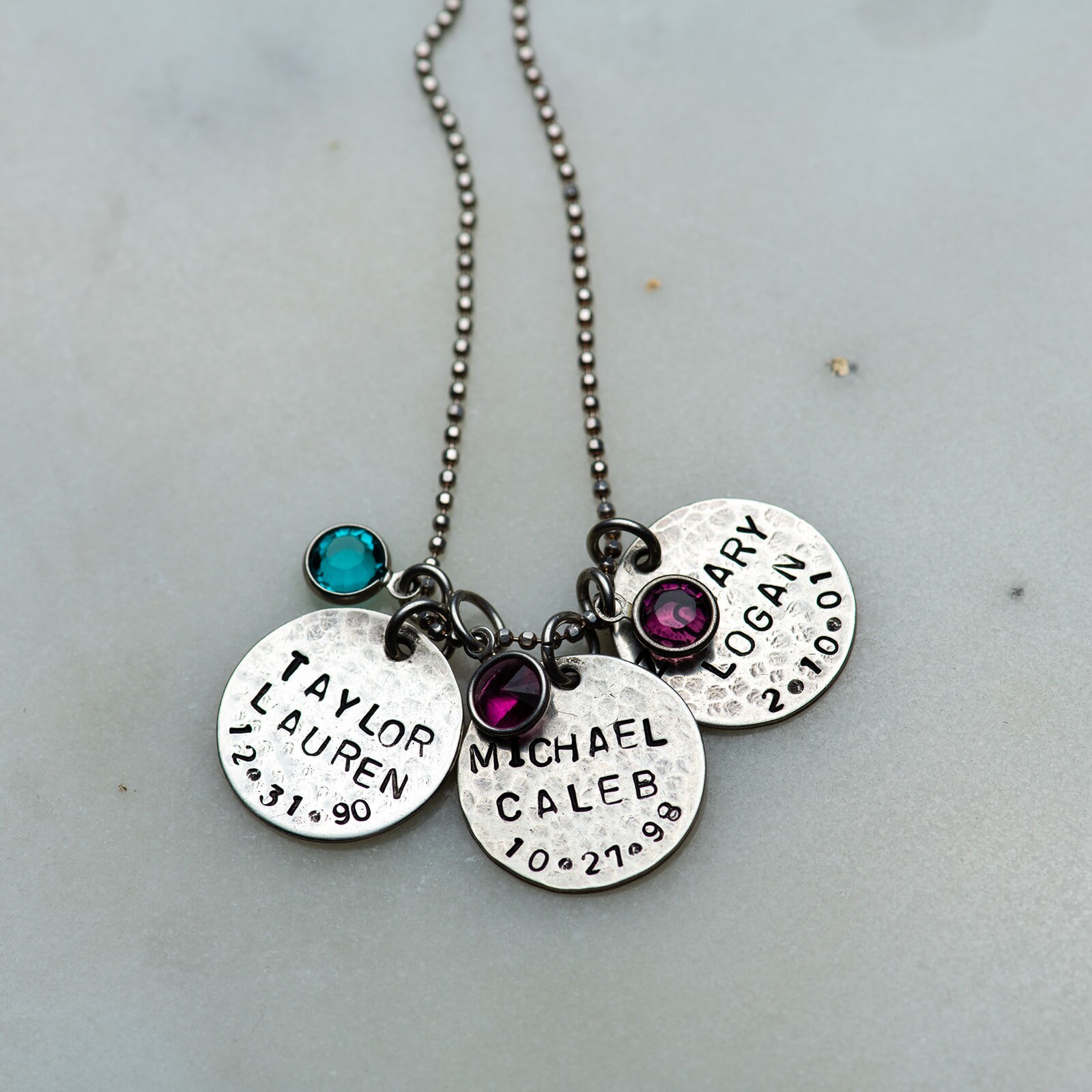 Three charm necklace deals