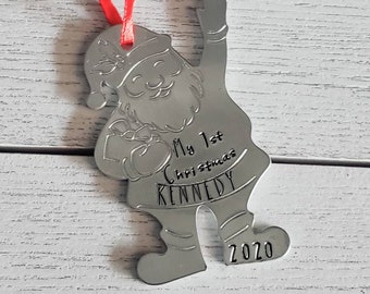 Bebé primera Navidad o personalizado niño / familiar adorno de Navidad, bienvenida, nombre, familia o árbol de fecha ornamento
