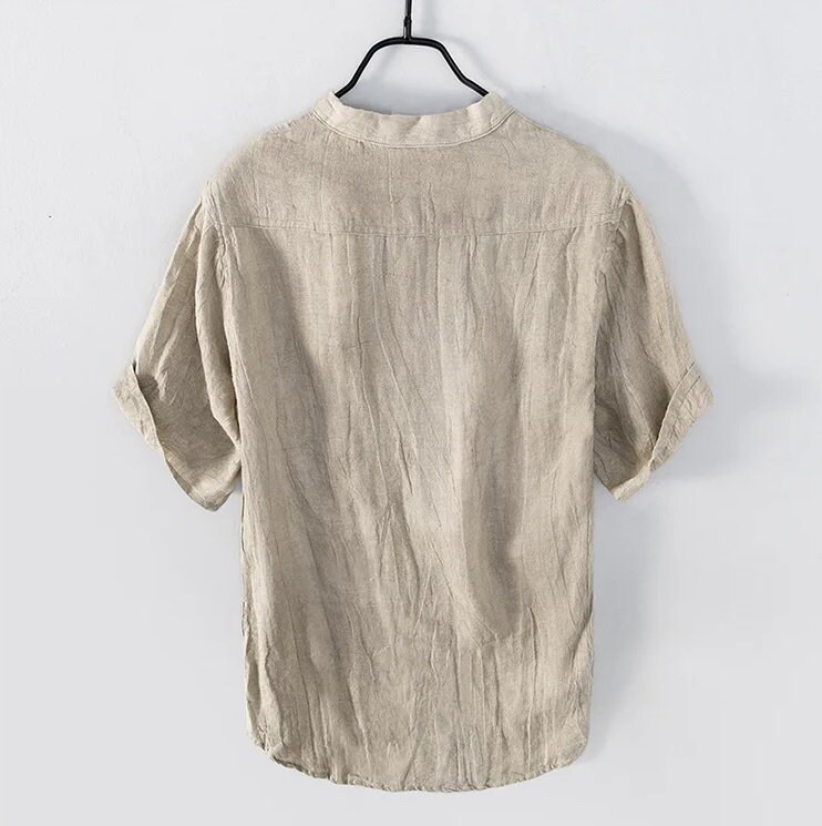 Men's Casual Linen Shirts Versatile and Comfortable - Etsy