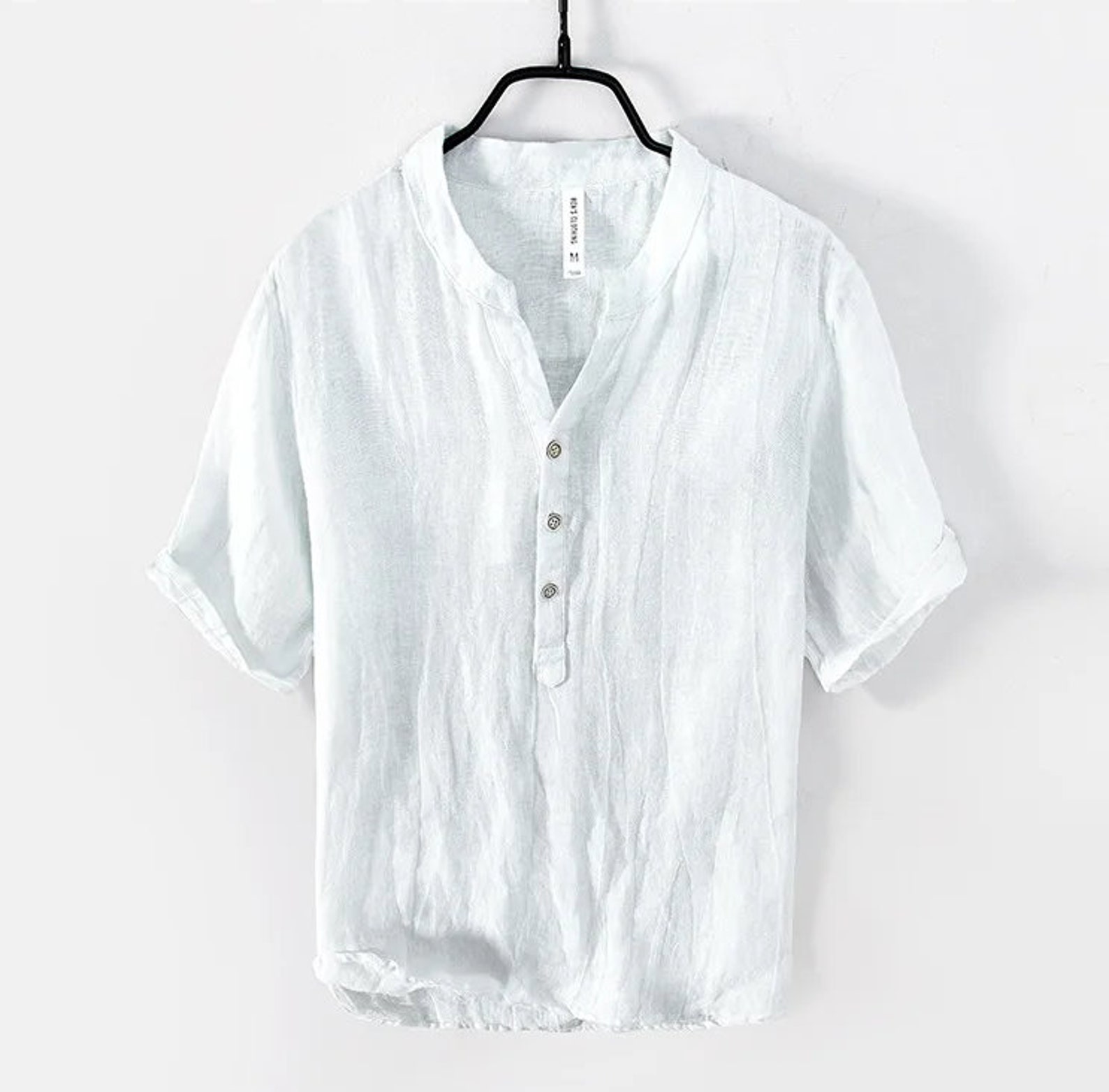 Men's Casual Linen Shirts - Versatile and Comfortable - Etsy