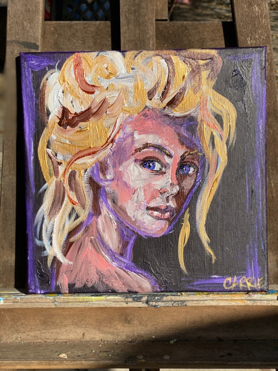 Anna - acrylic painting on canvas