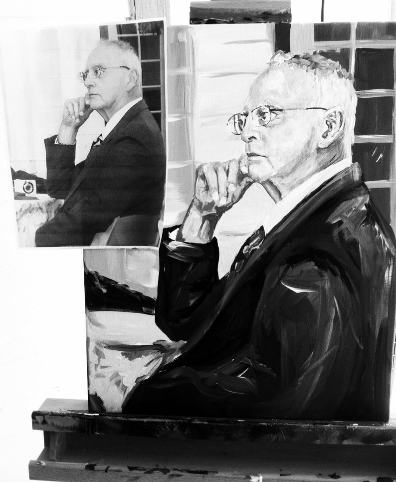 Stuart Botwright Custom Portrait From Photographs - Fine Art - Original - Etsy