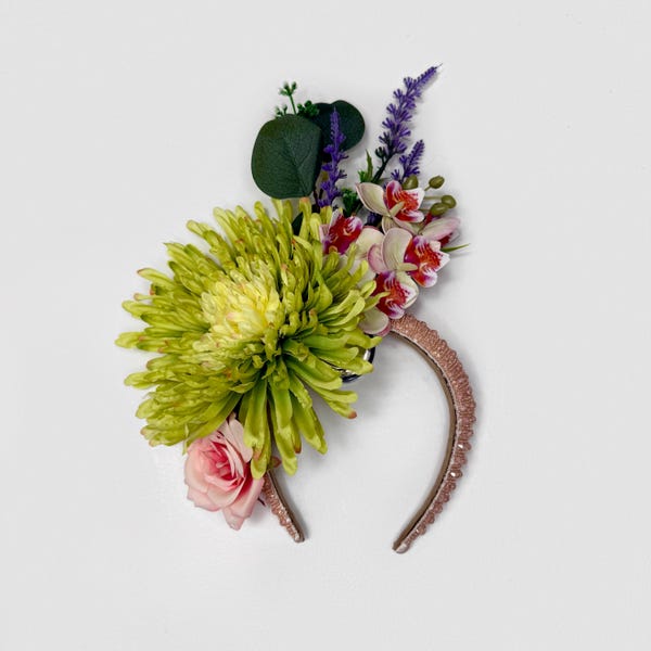 One-of-a-Kind Handmade Floral Headpiece