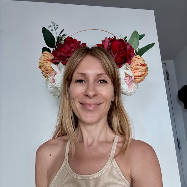 One-of-a-Kind Handmade Floral Headpiece