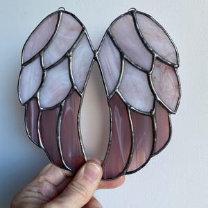 Stained Glass Angel Wings