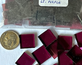 Piastrella in mosaico di vetro da 1/2" COE96 Lt Purple