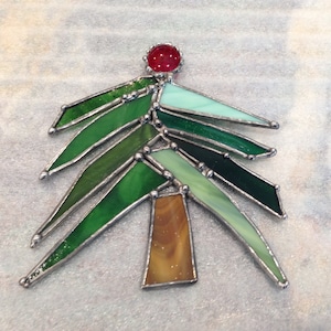 Stained Glass Abstract Christmas Tree