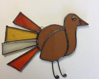 Vidrieras Pavo de Acción de Gracias LISTO PARA ENVIAR