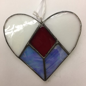 Stained glass heart | Valentine present | heart
