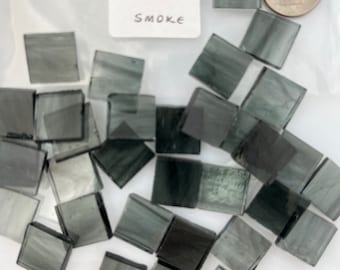 1/2” mosaic glass tile smoke