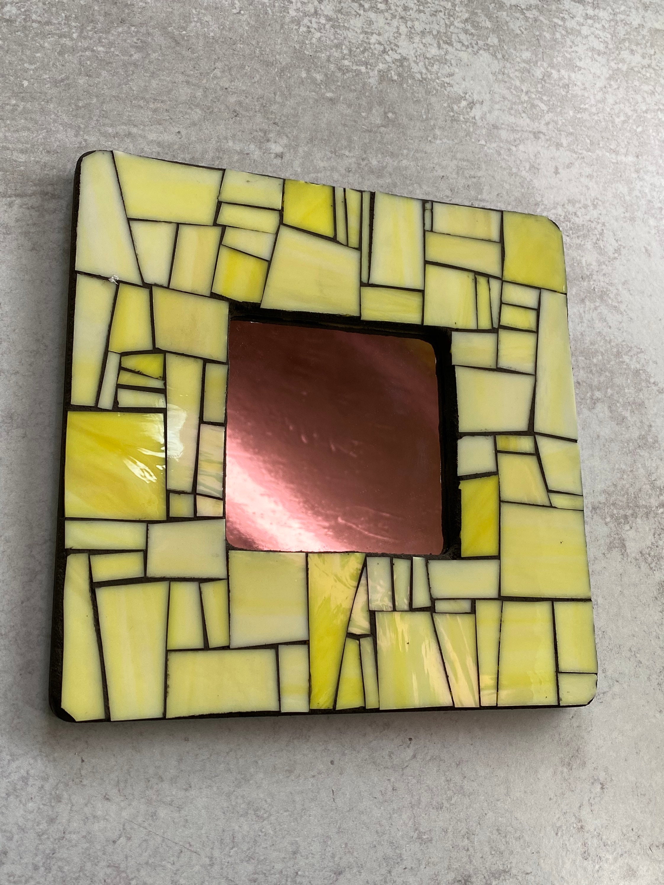Mosaic mirror / picture frame — Glass Art Studios