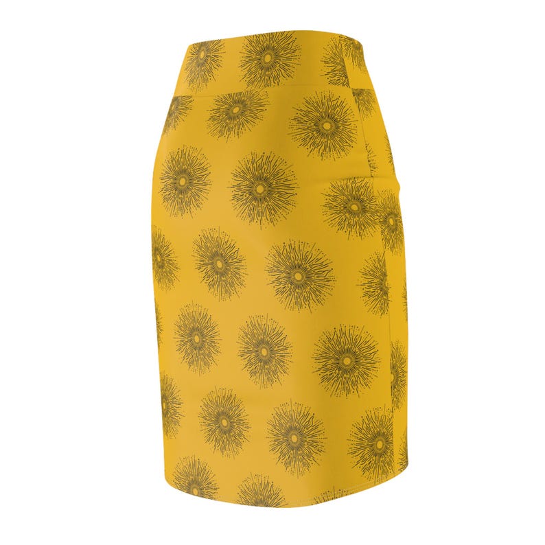 Sunshine Pencil Skirt, Women's Fashion, Floral Printed Skirt, Summer Clothing, Boho Chic Apparel image 3