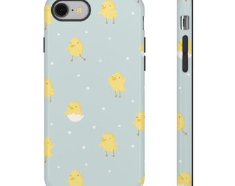 Custodia per telefono con pulcino carino - Adorabili design di pulcini per Pasqua, primavera, amanti degli animali, regalo unico, accessori per cellulari