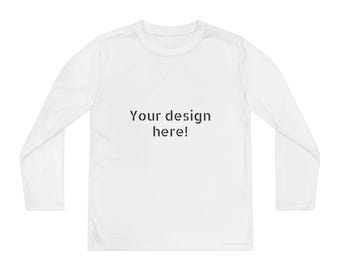 Custom Youth Long Sleeve Athletic Tee: Personalized Sportswear