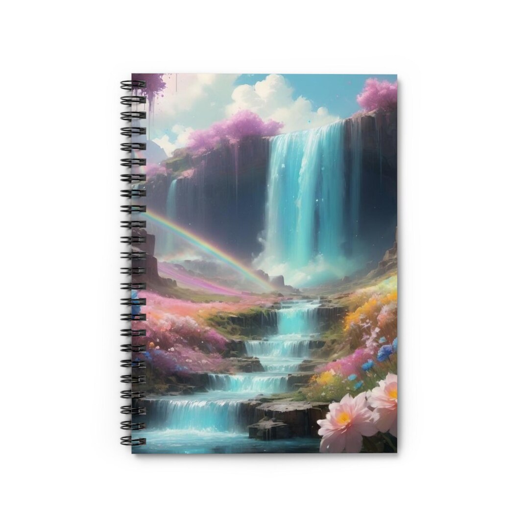 Whimsical Waterfall Spiral Notebook - Perfect for Journaling, Gift for ...