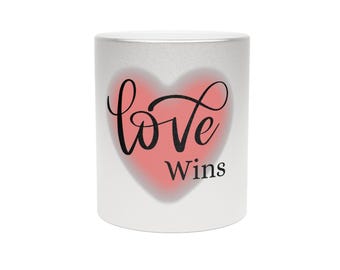 Taza metálica (plata/oro)