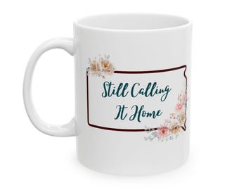 South Dakota Ceramic Mug, State Home Coffee Cup, 11oz 15oz Tea Mug, Personalized Gift for South Dakotan, Perfect Souvenir from SD, Home