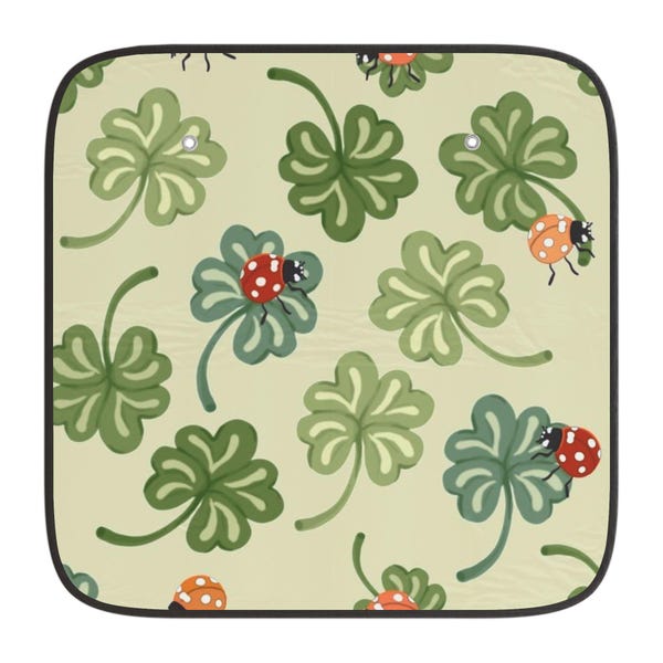 lady bugs and clovers Car Sun Shades