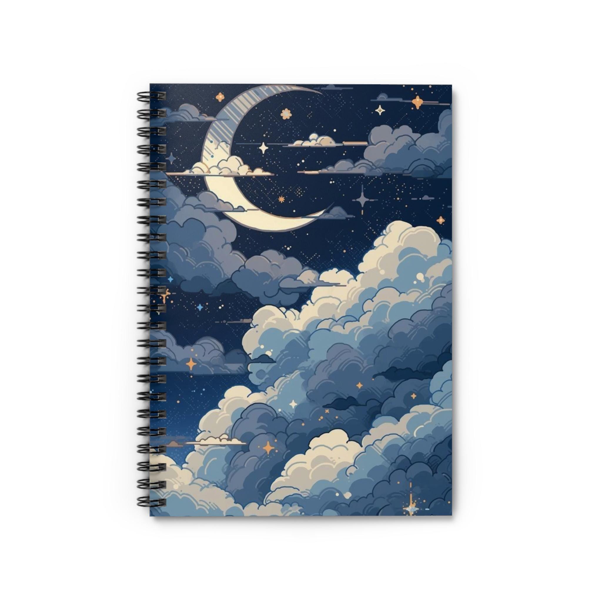Celestial Spiral Notebook - Dreamy Design for Stargazers, Journal ...