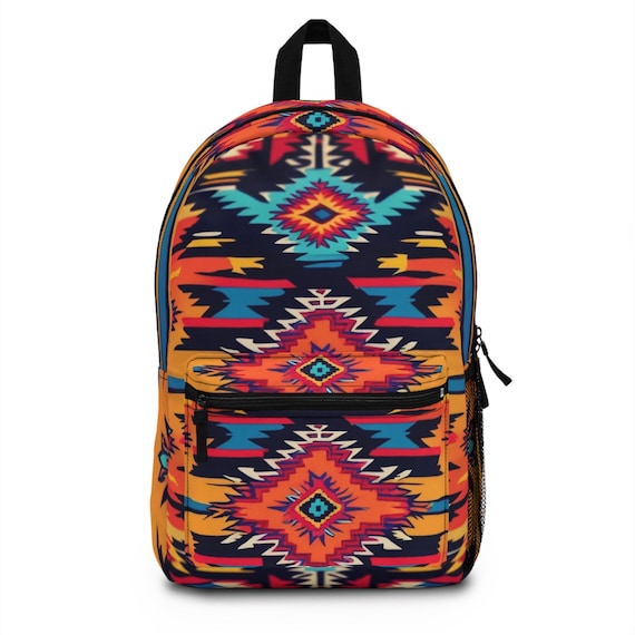 Western Backpack | Bohemian School Bag, Stylish Travel 